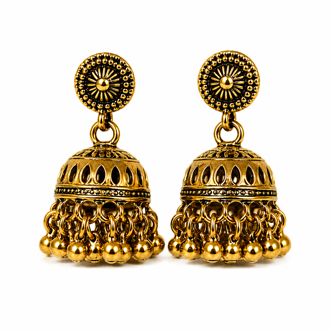 Classic Small Jhumka Earrings