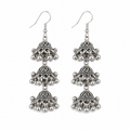 Layered Light Jhumka Earrings