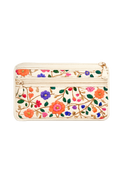 Floral Embroidered Pouch