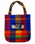 I See You Upcycled Tote Bag