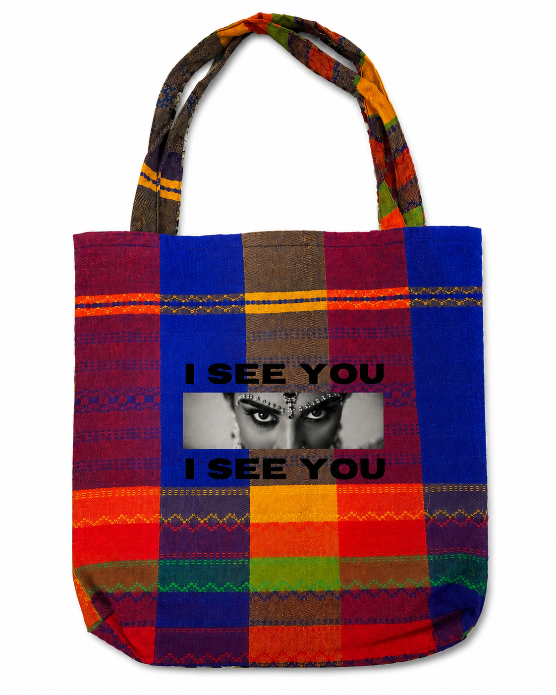I See You Upcycled Tote Bag