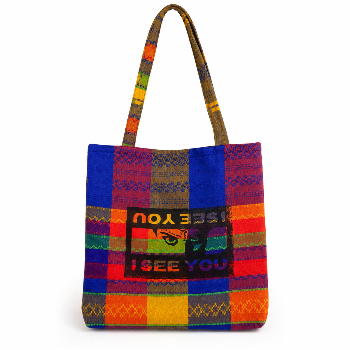 I See You Upcycled Tote Bag