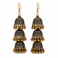 Layered Jhumka Earrings